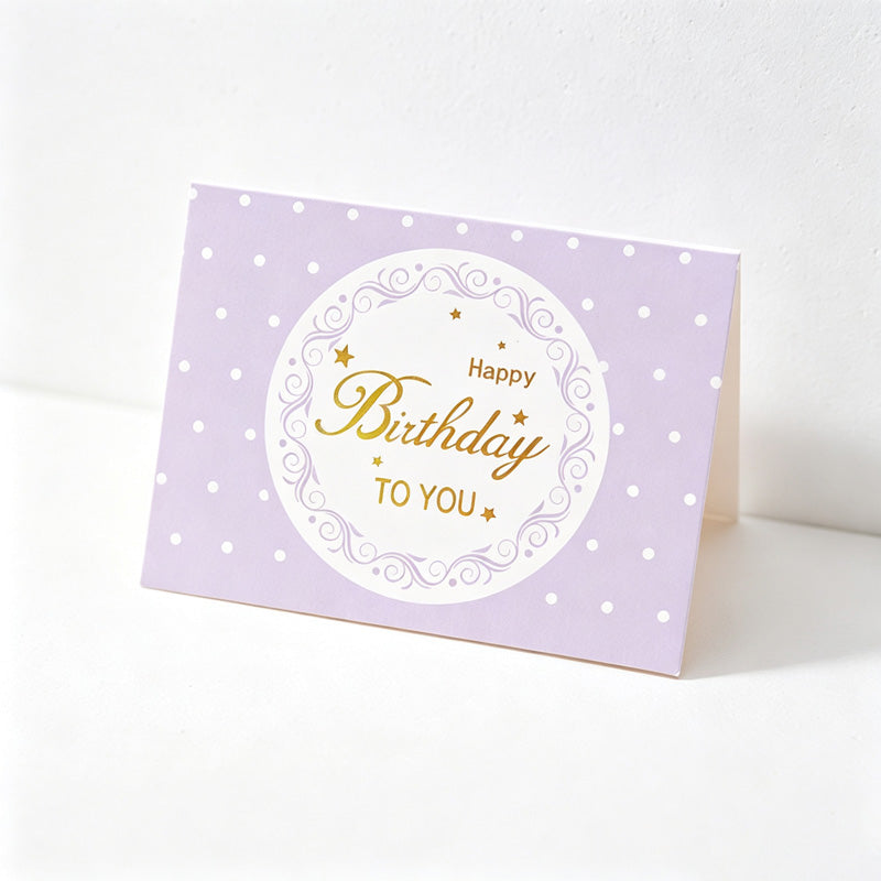 CouldNook Foil Message Greeting Card - Pastel Occasion Designs