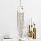 CouldNook Cotton Macrame Wall Hanging - Celestial Shape Designs