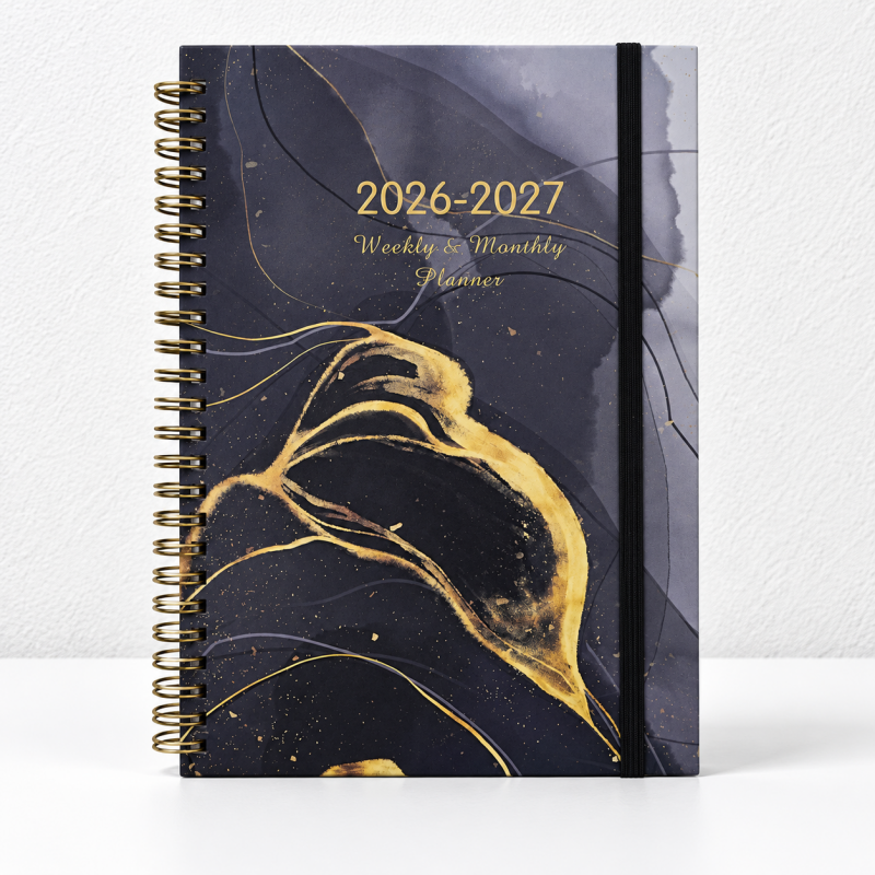 CouldNook Spiral Planner - Floral 2026 2027 Calendar Accent