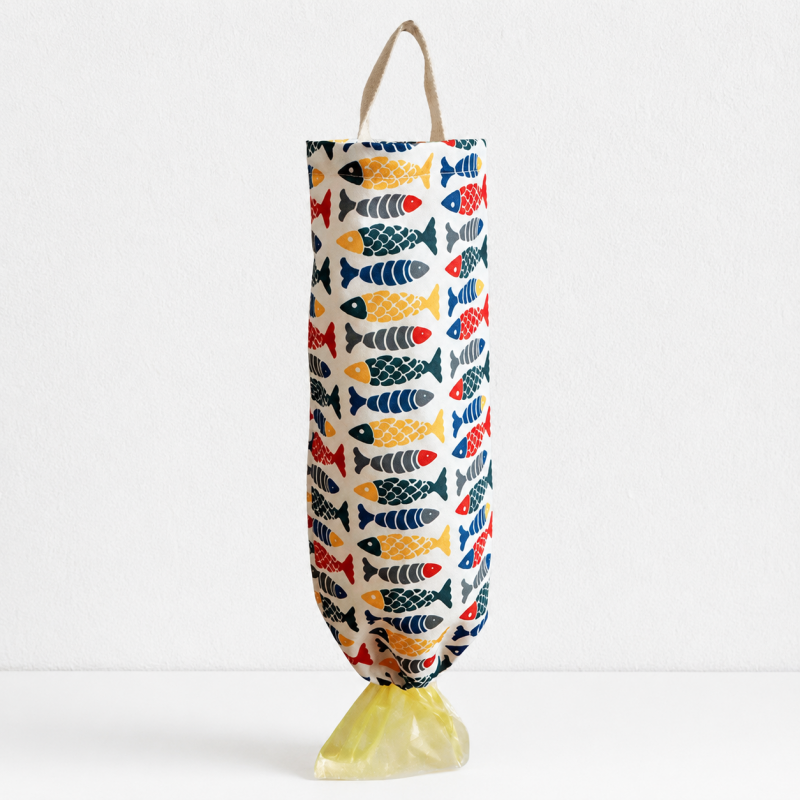 CouldNook Printed Hanging Bag Dispenser - Floral and Animal Designs