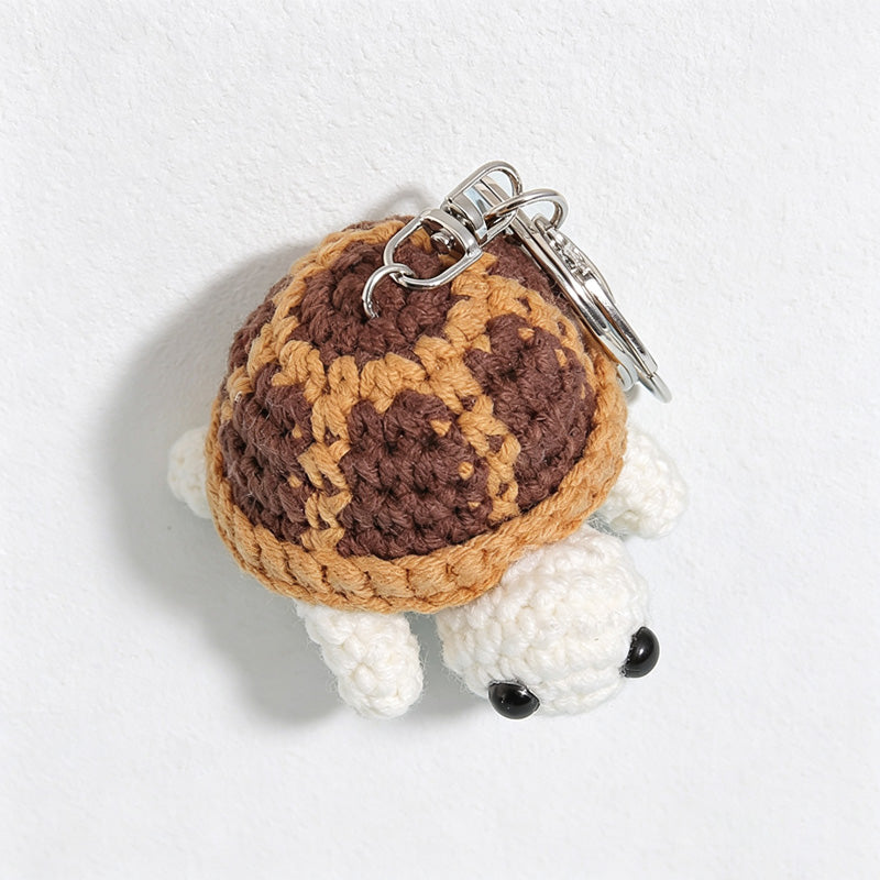 CouldNook Yarn Turtle Doll Keychain - Six Shell Colors