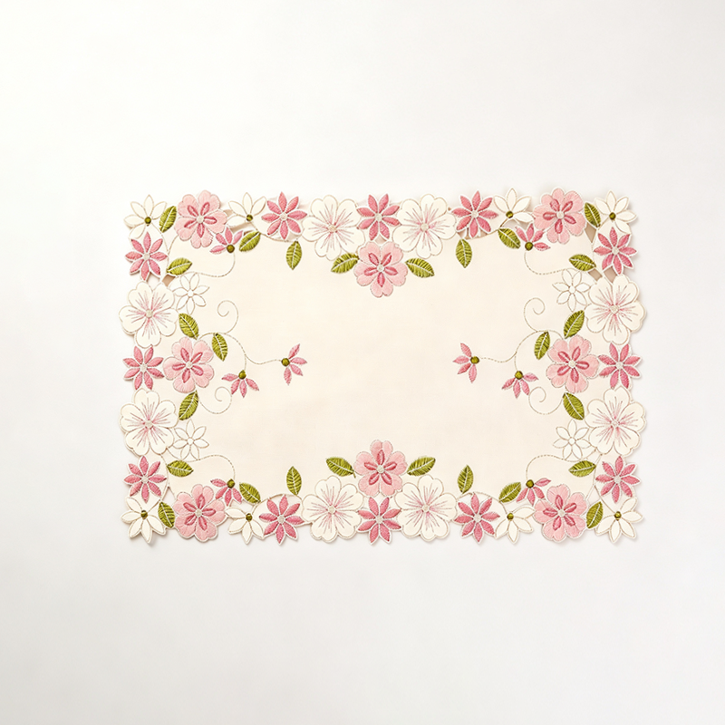 CouldNook Floral Lace Drink Coaster - Warm Table Accent