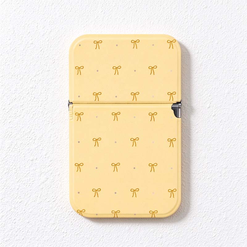 CouldNook Folding Pocket Mirror - Patterned Cover And Upright Display Position