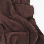 CouldNook Textured Table Cloth - Solid Colors and Soft Frayed Edges