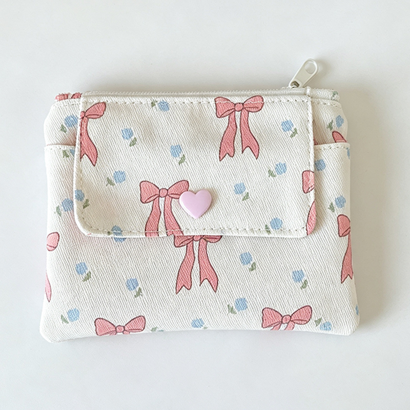 CouldNook Floral Mini Zip Organizer Bag - Practical Room Accent