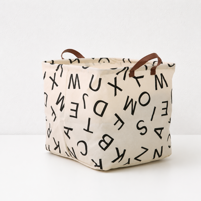 CouldNook Foldable Storage Bin - Graphic Handle Pattern Options