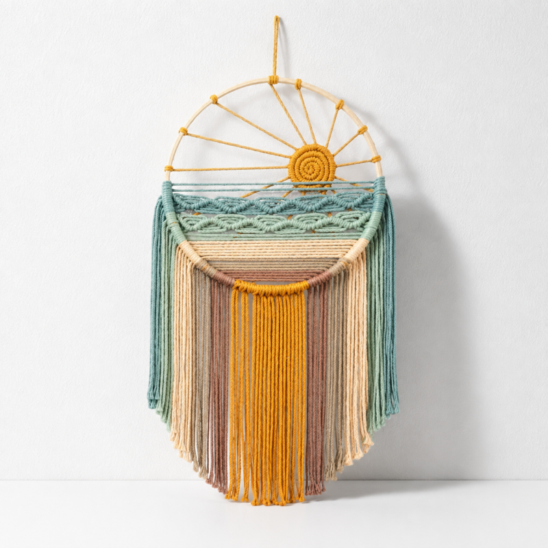 CouldNook Cotton Rainbow Wall Hanging - Three Horizon Colorways