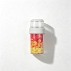 CouldNook Salad Cup - Separate Stacked Compartments and Clear Upper Container