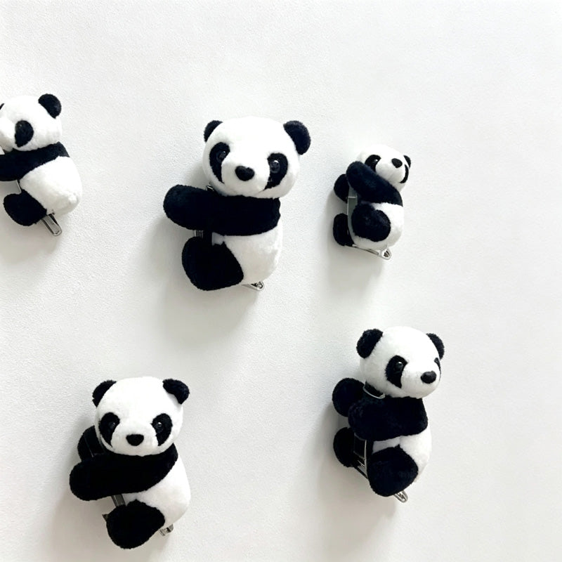 CouldNook Mini Panda Plush Clip - Hugging Character Design