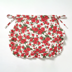 CouldNook Rose Print Waist Apron - Rounded Garden Serving Layer