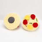 CouldNook Yarn Food Refrigerator Magnet - Assorted Snack Shapes