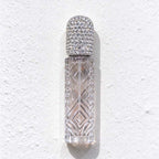 CouldNook Glass Perfume Spray Bottle - Geometric Body And Decorative Cap
