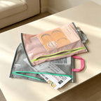 CouldNook Mesh Organizer Pouch - Zippered Travel Document Storage