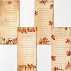 CouldNook Magnetic List Notepad - Ruled Pages and Decorative Theme Borders