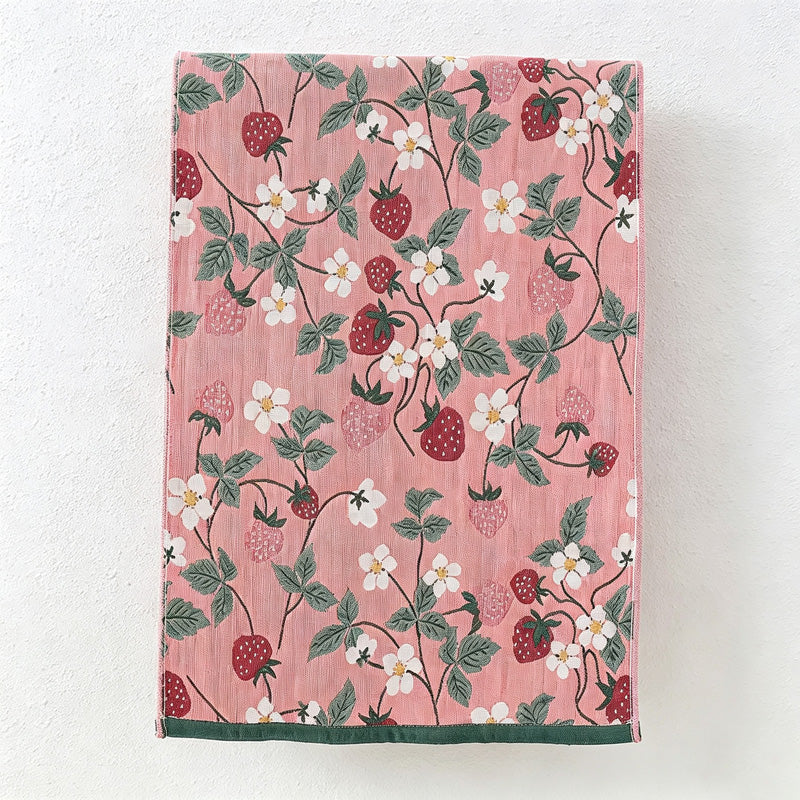 CouldNook Cotton Gauze Towel - Floral Animal and Paisley Prints