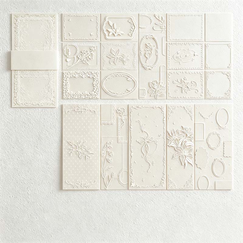 CouldNook Translucent Lace Paper Pack - Four Decorative Collections