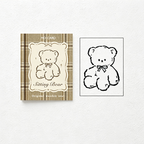 CouldNook Beech Wood Stamp - Reading Bear Designs Collection