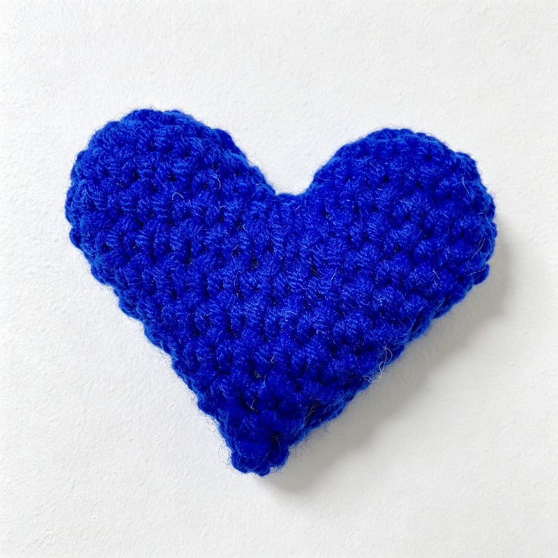 CouldNook Cotton Yarn Heart Ornament - Assorted Solid Colors