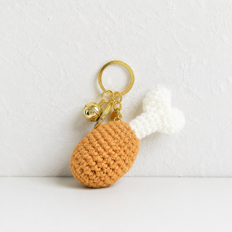 CouldNook Fast Food Keychain - Burger and Fries Shapes