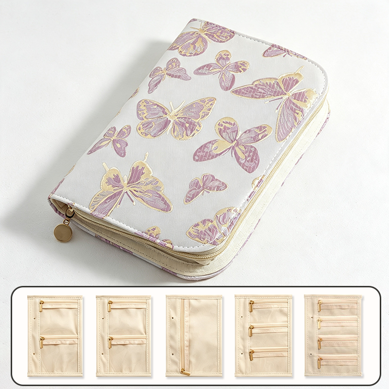 CouldNook Floral Travel Folio Jewelry Case - Quiet Travel Essential