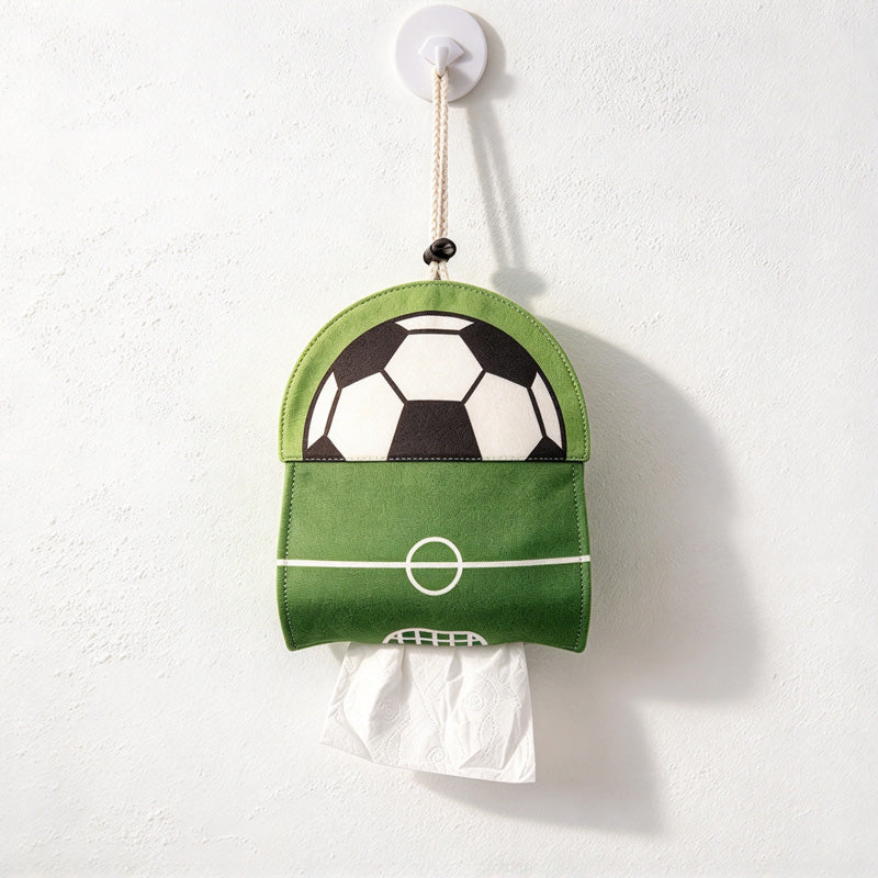 CouldNook Hanging Tissue Pouch - Soccer Or Dessert Design