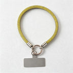 CouldNook Rhinestones Set Short Phone Strap with Mesh-Wrapped Rhinestones Rows
