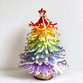 CouldNook Chenille Christmas Tree Kit - Curled Branches And Colorful Layers