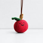 CouldNook Felt Fruit Car Charm - Wool Rearview Pendant