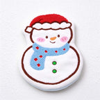 CouldNook Christmas Hanging Hand Towel - Shaped Fleece And Festive Embroidery
