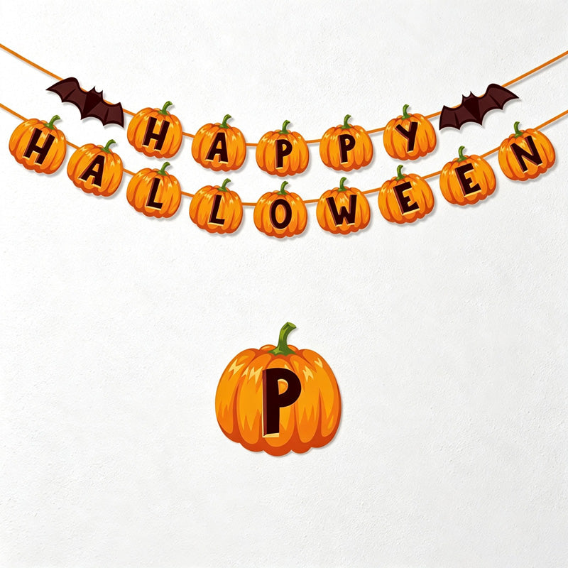 CloudNook Ghost Banner Garland‑Halloween Party Hanging Decor