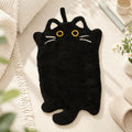 CouldNook Cat Hand Towel - Stitched Face and Curved Tail