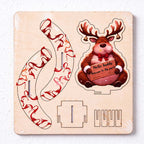 CouldNook Wooden Christmas Rocking Decoration - Assembly Kit