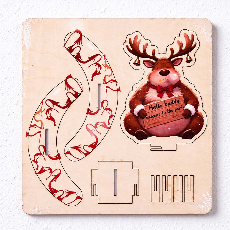 CouldNook Wooden Christmas Rocking Decoration - Assembly Kit