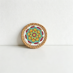 CouldNook Woven Drink Coaster - Warm Table Accent
