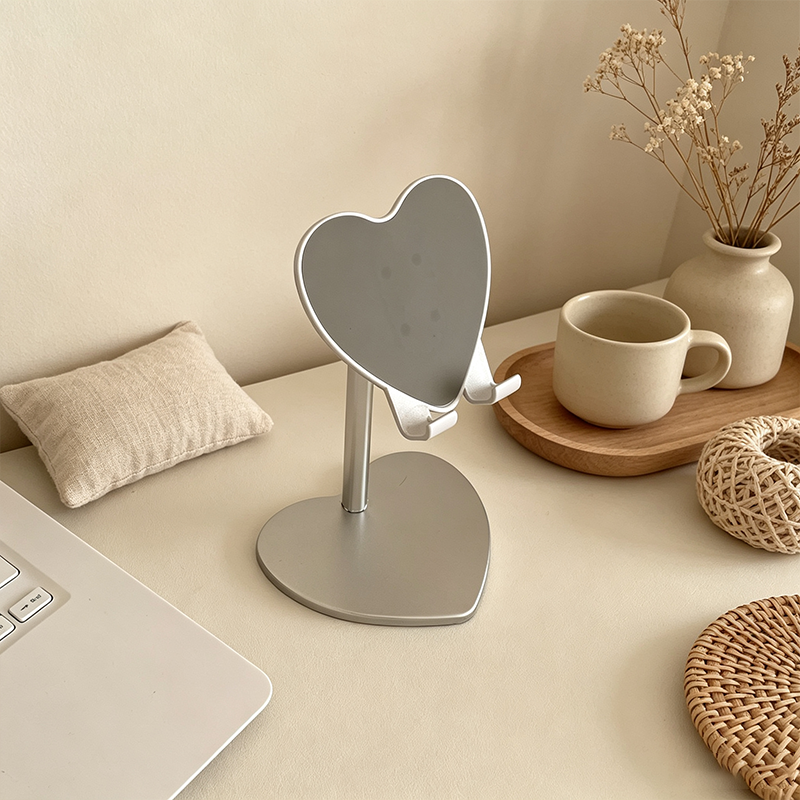 CouldNook Heart Shape Phone Holder - Desk Viewing Stand