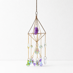 CouldNook Celestial Crystal Suncatcher Ornament - Assorted Geometric Frames