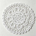 CouldNook Round Floral Lace Coaster - Five White Designs