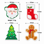 Christmas Dishwashing Sponges with Printed Character Designs