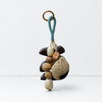 CouldNook Layered Seed Shell Bag Charm - Loop Clasp Attachment