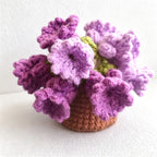 CouldNook Yarn Flower Basket Coaster - Bouquet Display Options
