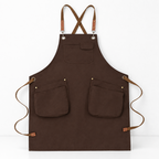 CouldNook Patterned Cooking Apron - Rounded Practical Form Kitchen Wear