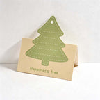CouldNook Folded Greeting Card - Shaped Writing Area And Hanging Hole
