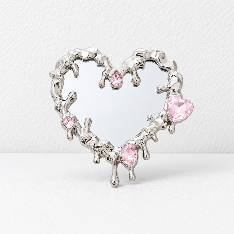CouldNook Decorative Mirror Accessory - Sculpted Outlines And Ornamental Border Designs