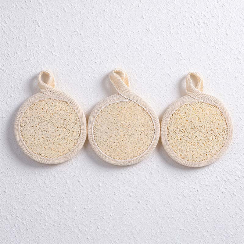 CouldNook Bath Scrubber Set - Textured Pads and Loofah Kit Choices
