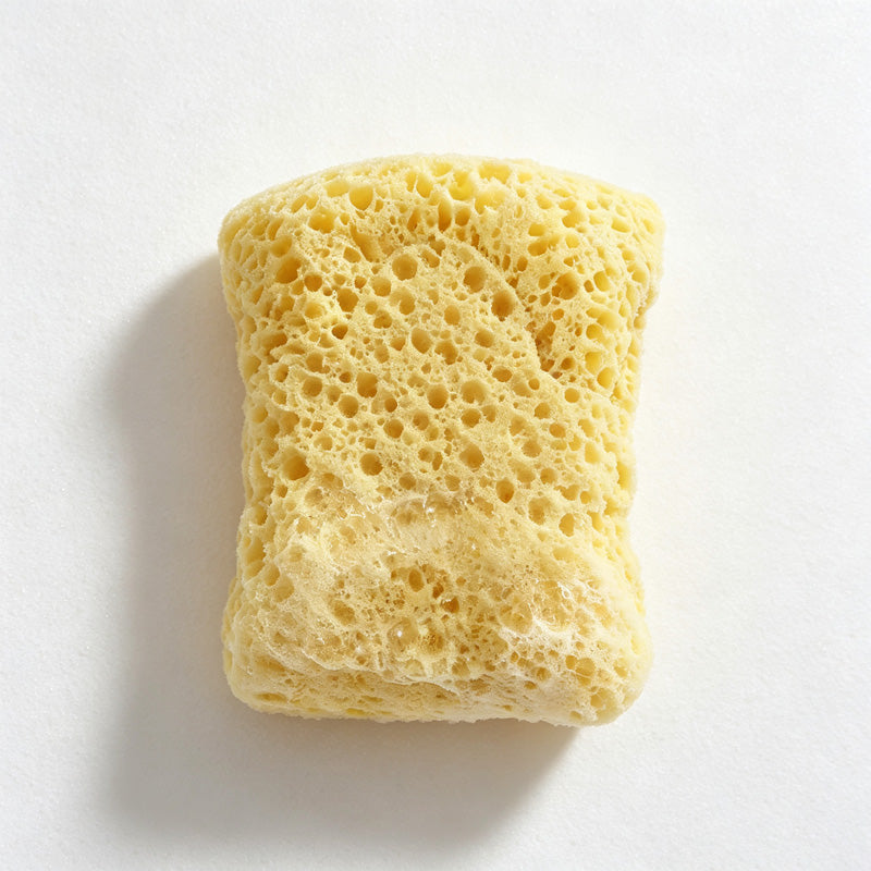 CouldNook Honeycomb Bath Pouf - Soft Beige Hanging Scrubber
