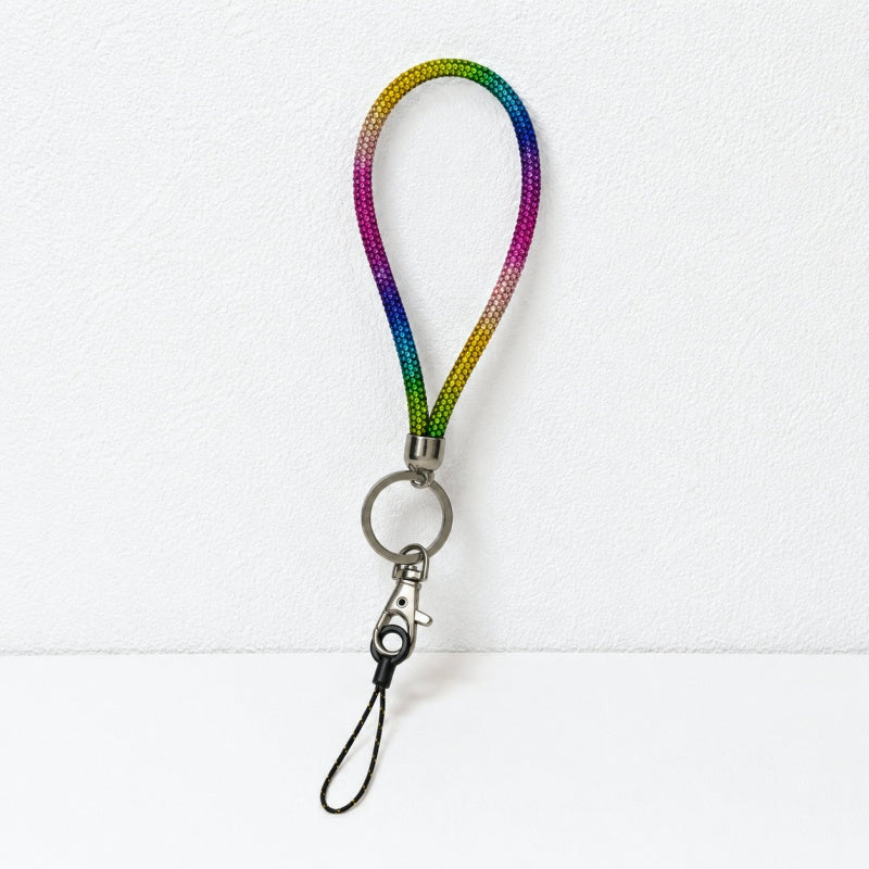 CouldNook Rhinestone Wrist Lanyard Strap - Keyring and Clasp