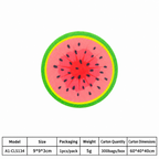Fruit Slice Dishwashing Sponges with Round Printed Faces