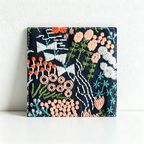 CouldNook Floral Drink Coaster - Warm Table Accent