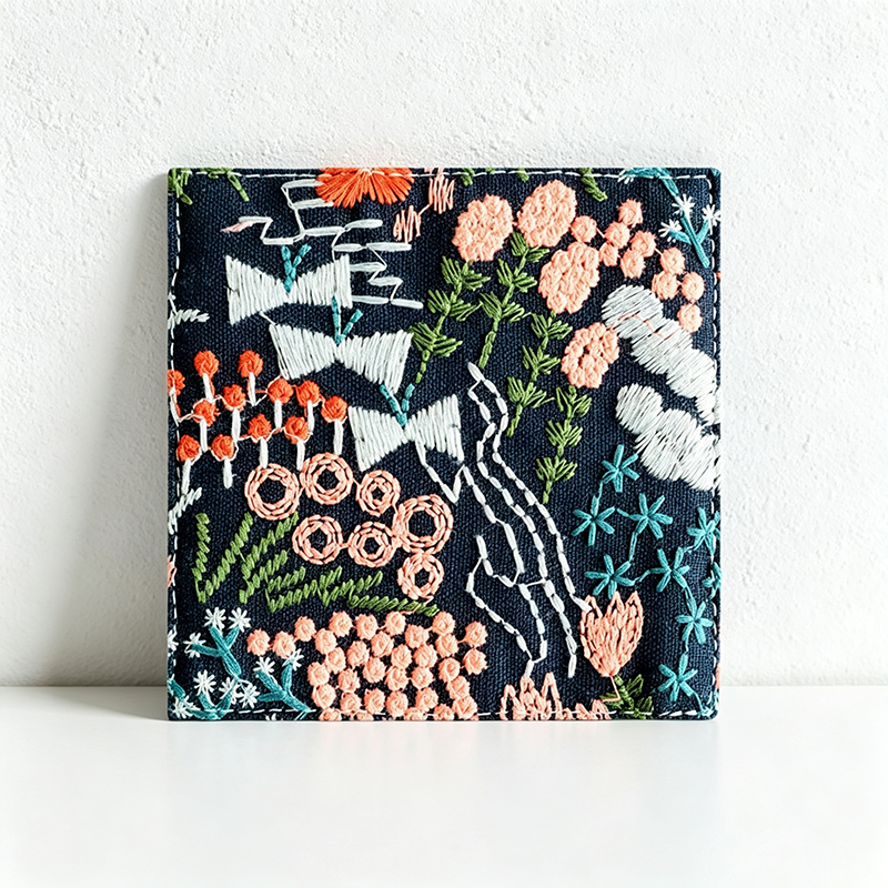 CouldNook Floral Drink Coaster - Warm Table Accent