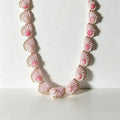 CouldNook Pink Seashell Beaded Choker - Sage Green Gift Case